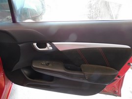 2014 Honda Civic SI Red Sedan 2.4L Vtec Mt #A24929